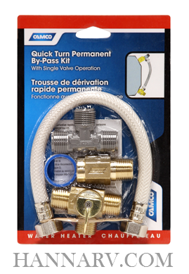 Camco 35983 Quick Turn RV Permanent Bypass Kit